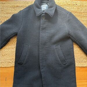 Black Zara Trench Coat 8/9